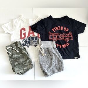 18-24M Boy T-shirt & Short Sets